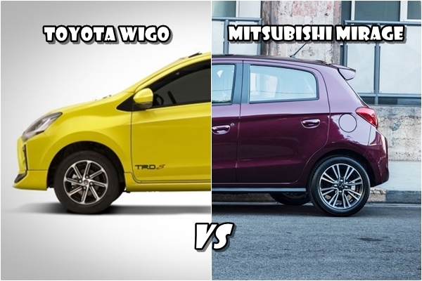 Comparison car review: Toyota Wigo vs Mitsubishi Mirage in the Philippines