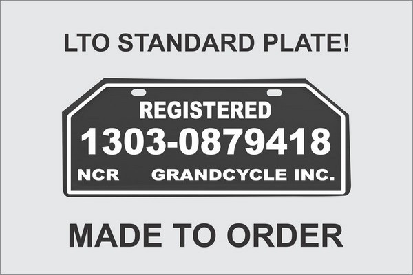 LTO Standard plate