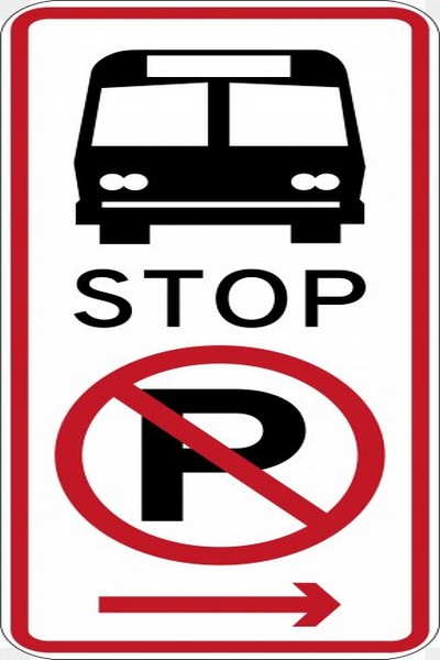 No Parking, Bus Stop
