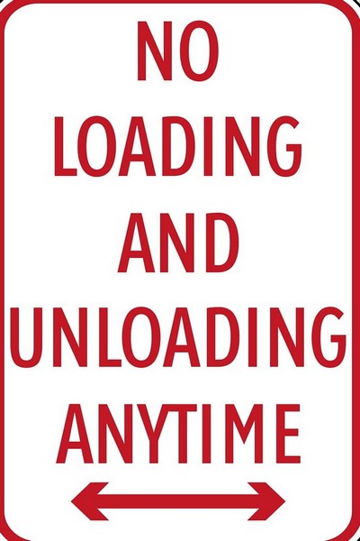 No Loading and Unloading Anytime
