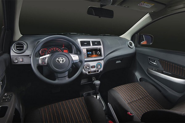 Toyota Wigo dashboard area