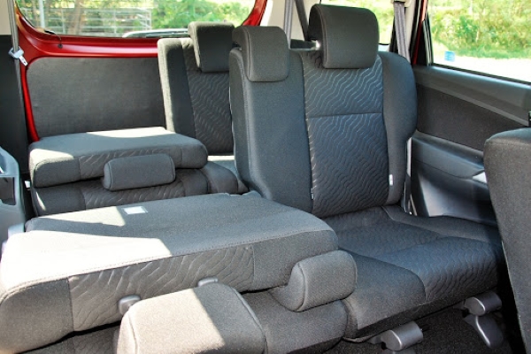 Toyota Avanza rear seats