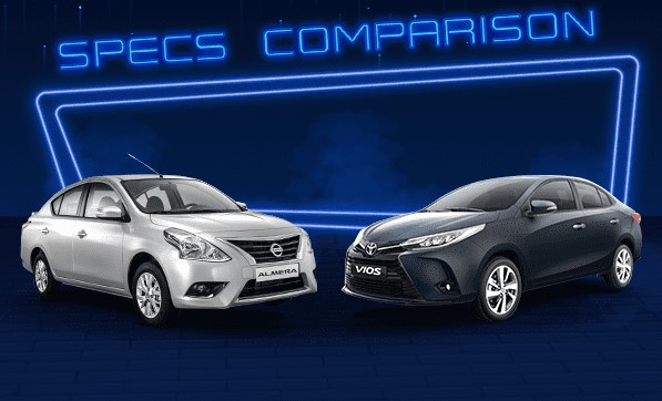 2023 Nissan Almera vs Toyota Vios Philippines: Spec Sheet Battle