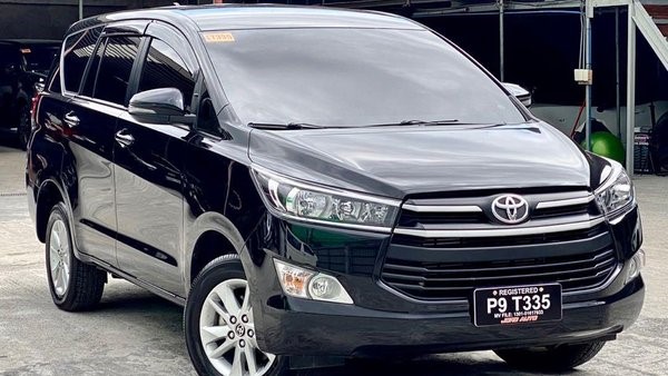 Toyota Innova is attractive and eye-catching with its black color.
