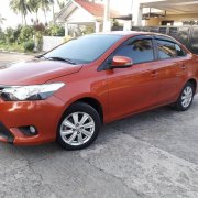 Orange Toyota Vios 2014 for sale in Quezon