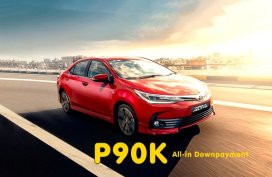 [Promo] Drive home a Toyota Altis 2019 with P90k all-in downpayment this Autumn