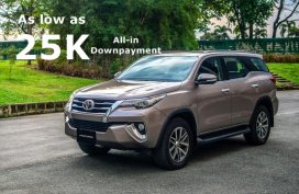 [Toyota Calamba promo] Get the Toyota Fortuner with Php 25,000 All-in Downpayment 