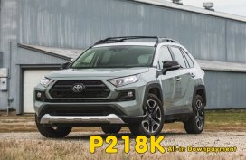 [Toyota promo] Take home a Toyota RAV4 with downpayment of P218k