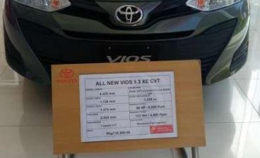 The New Toyota Vios 1.3L XE CVT AT 2019
