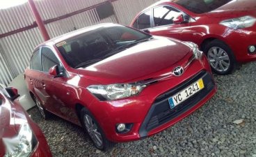 2016 Toyota Vios 1.3E Dual Vvti Automatic Red 
