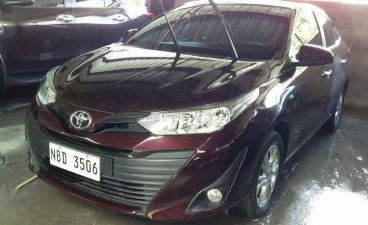 2019 Toyota Vios 1.3E NewLook Automatic Blackish Red 