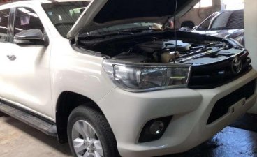 2016 Toyota Hilux 2.4 G 4x2 Manual White Color