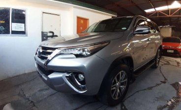 Toyota Fortuner V 2017 Silver for sale