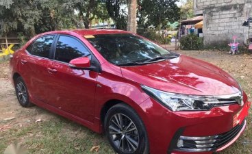 Selling Red Toyota Corolla Altis 2018 Automatic Gasoline in Manila