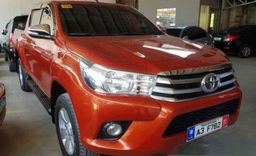Selling Orange Toyota Hilux 2018 at 12000 km in Pasig
