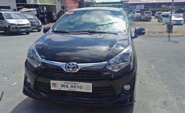 Black Toyota Wigo 2017 Manual Gasoline for sale in Pasig