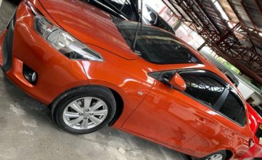 Orange Toyota Vios 2018 Automatic Gasoline for sale in Quezon City