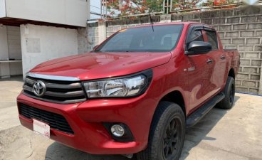 Selling Red 2018 Toyota Hilux in Quezon City