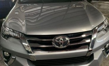 Silver Toyota Fortuner 2017 Automatic Diesel for sale in Quezon City