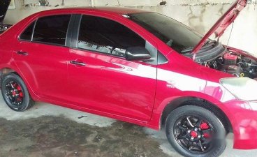 Selling Red Toyota Vios 2013 at 110000 km 