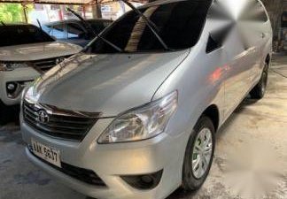 Silver Toyota Innova 2014 Manual Diesel for sale in Quezon City