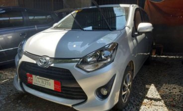 Silver Toyota Wigo 2018 for sale in Automatic