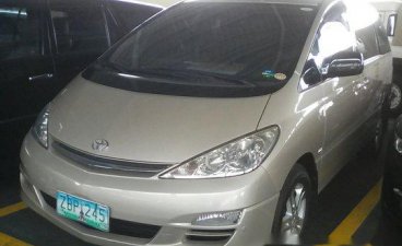 Beige Toyota Previa 2005 for sale in Pasig