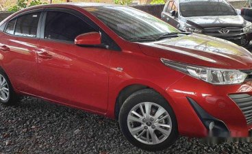 Red Toyota Vios 2018 at 1800 km for sale