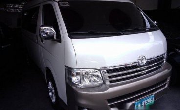 Sell White 2014 Toyota Hiace at Automatic Diesel at 37833 km in Quezon City