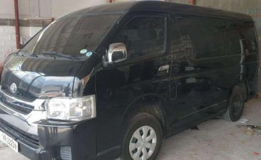 Sell Black 2017 Toyota Hiace at 20000 km in Quezon City