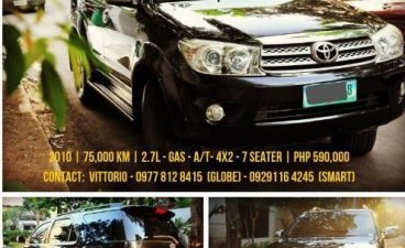 Selling Toyota Fortuner 2010 Automatic Gasoline in Makati