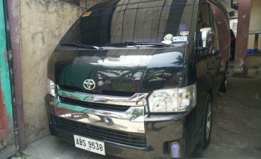 Selling Black Toyota Hiace 2016 Manual Diesel for sale in Taguig