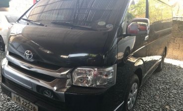 Black Toyota Hiace 2017 for sale in Manual