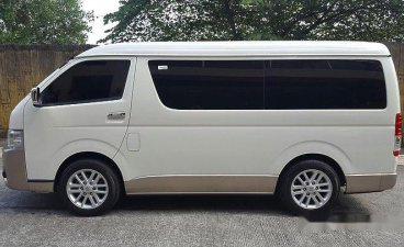 White Toyota Hiace 2016 Automatic Diesel for sale 