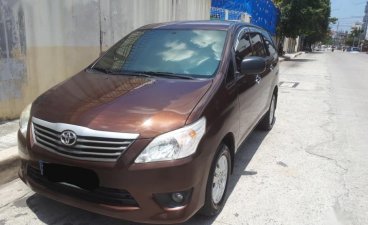 Brown Toyota Innova 2014 Manual Diesel for sale in Quezon City