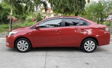 Selling Red Toyota Vios 2013 Automatic Gasoline at 88200 km in Santa Maria