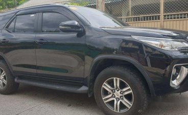 Selling Black Toyota Fortuner 2018 Automatic Diesel at 19000 km in Quezon City