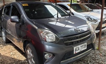 Selling Grey Toyota Wigo 2015 at 20000 km in Quezon City