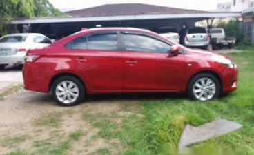Selling Red Toyota Vios 2017 Manual Gasoline in Pasig