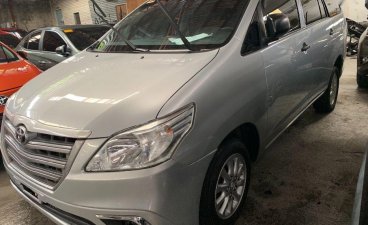 Silver Toyota Innova 2016 Manual Diesel for sale in Quezon City