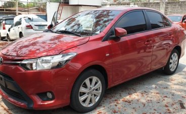 Sell Red 2017 Toyota Vios Manual Gasoline at 10000 km in Quezon City