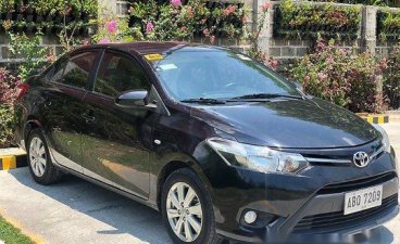 Black Toyota Vios 2016 Automatic Gasoline for sale 