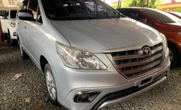 Selling Silver Toyota Innova 2016 Manual Diesel in Quezon City