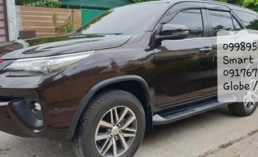 Brown Toyota Fortuner 2018 Automatic Diesel for sale in Quezon City