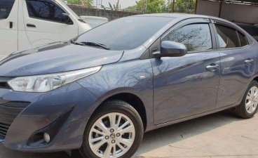 Blue Toyota Vios 2018 Manual Gasoline for sale in Quezon City