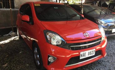 Red Toyota Wigo 2017 Automatic Gasoline for sale in Marikina