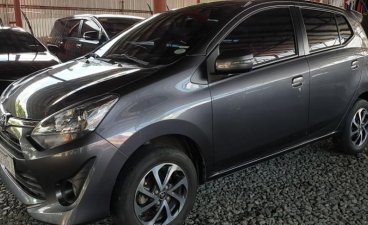 Grey Toyota Wigo 2019 for sale in Quezon City
