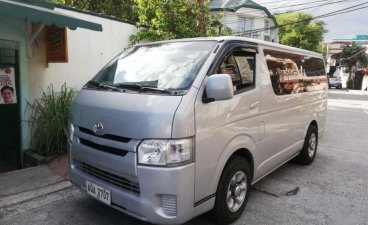 Selling 2nd Hand Toyota Hiace 2015 Manual Diesel at 80000 km in Pasig
