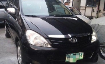 Black Toyota Innova 2012 Manual Gasoline for sale in Manila