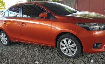 Selling Orange Toyota Vios 2017 Manual Gasoline in Quezon City